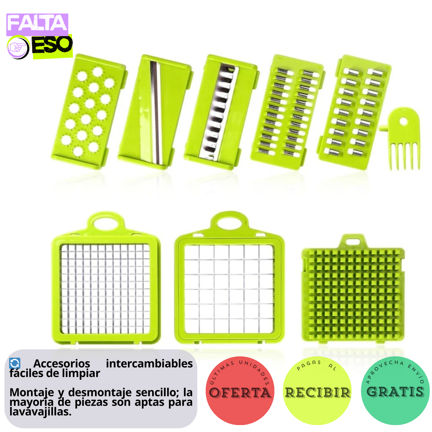 PICADOR CORTADOR VEGETALES 14 en 1