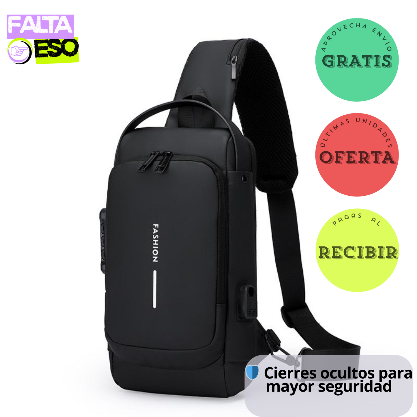 MOCHILA IMPERMEABLE ANTIROBO