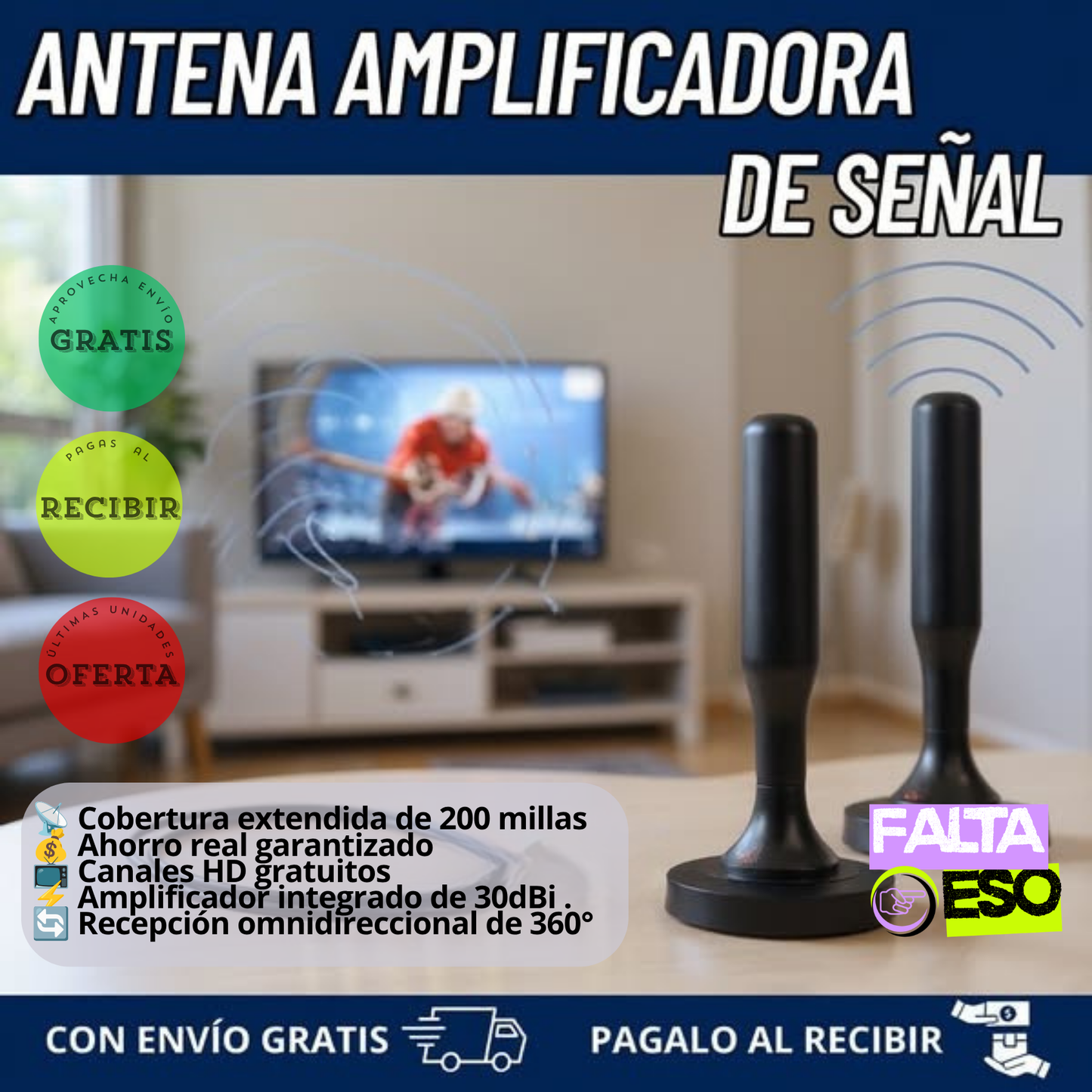 ANTENA DIGITAL HD TV