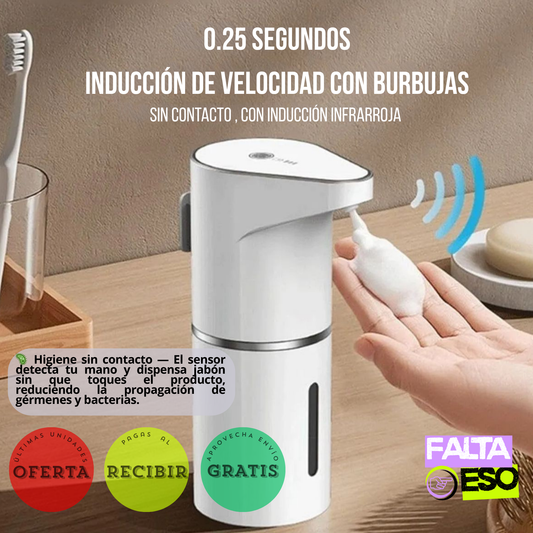 DISPENSADOR AUTOMÁTICO DE JABÓN CON SENSOR