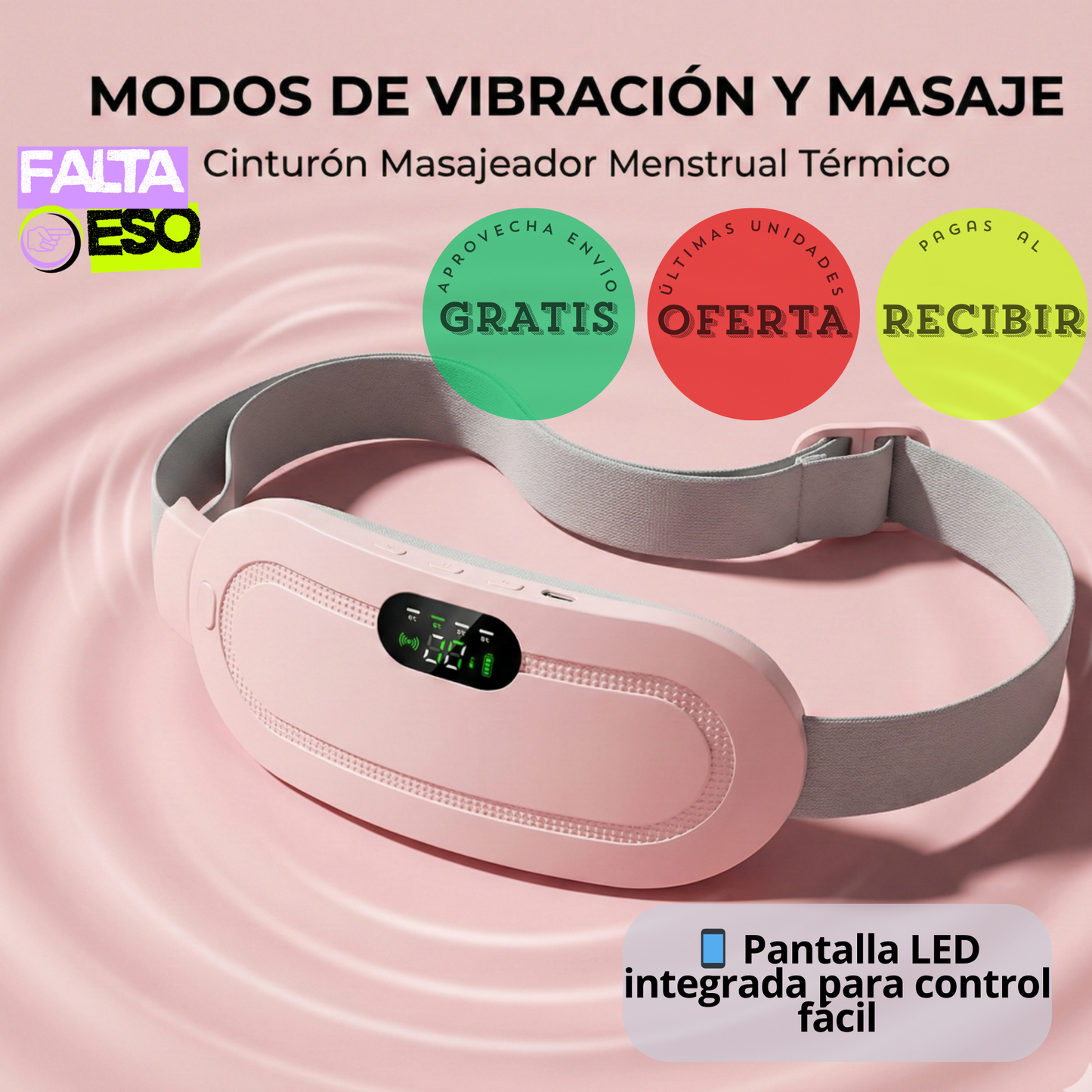 CINTURÓN MASAJEADOR VIENTRE