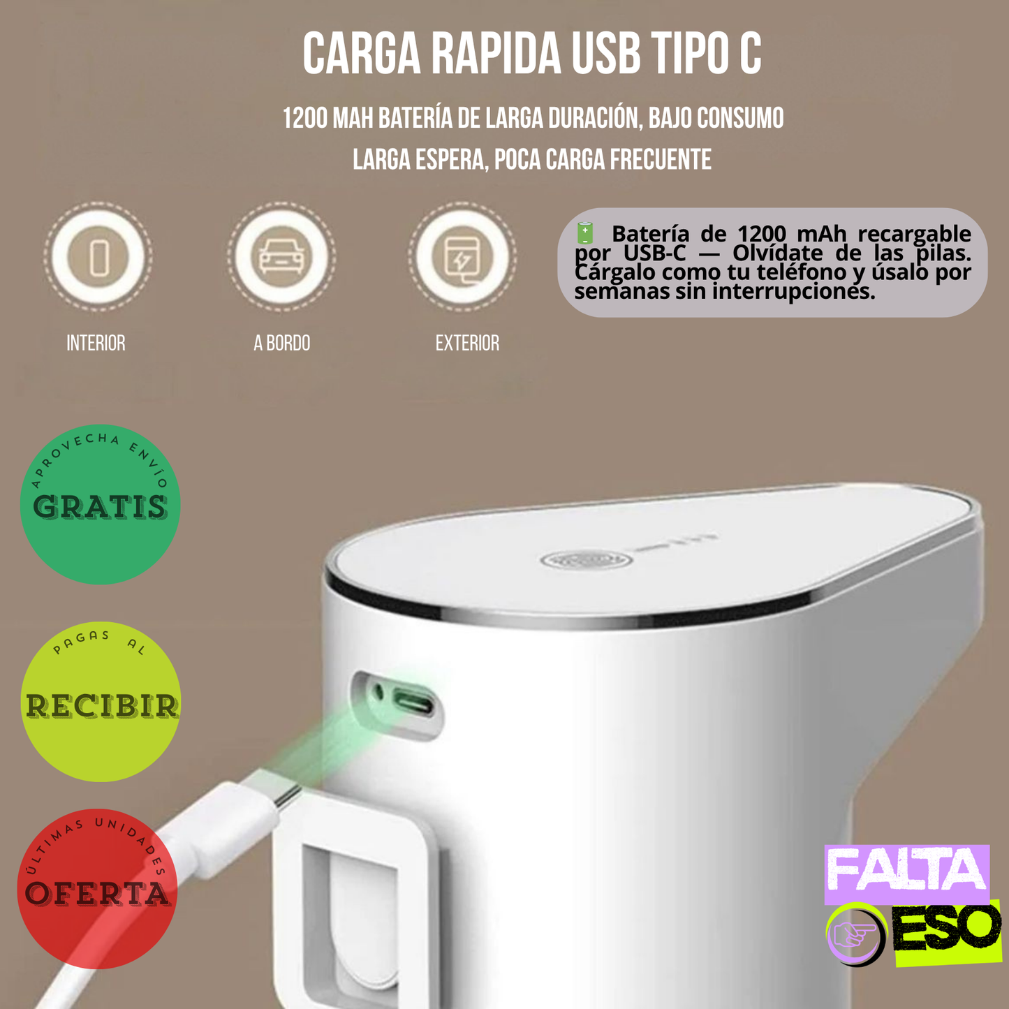 DISPENSADOR AUTOMÁTICO DE JABÓN CON SENSOR
