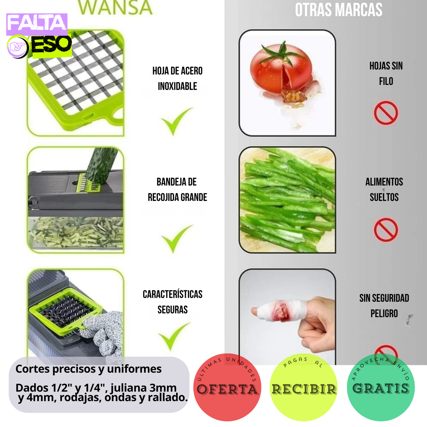 PICADOR CORTADOR VEGETALES 14 en 1