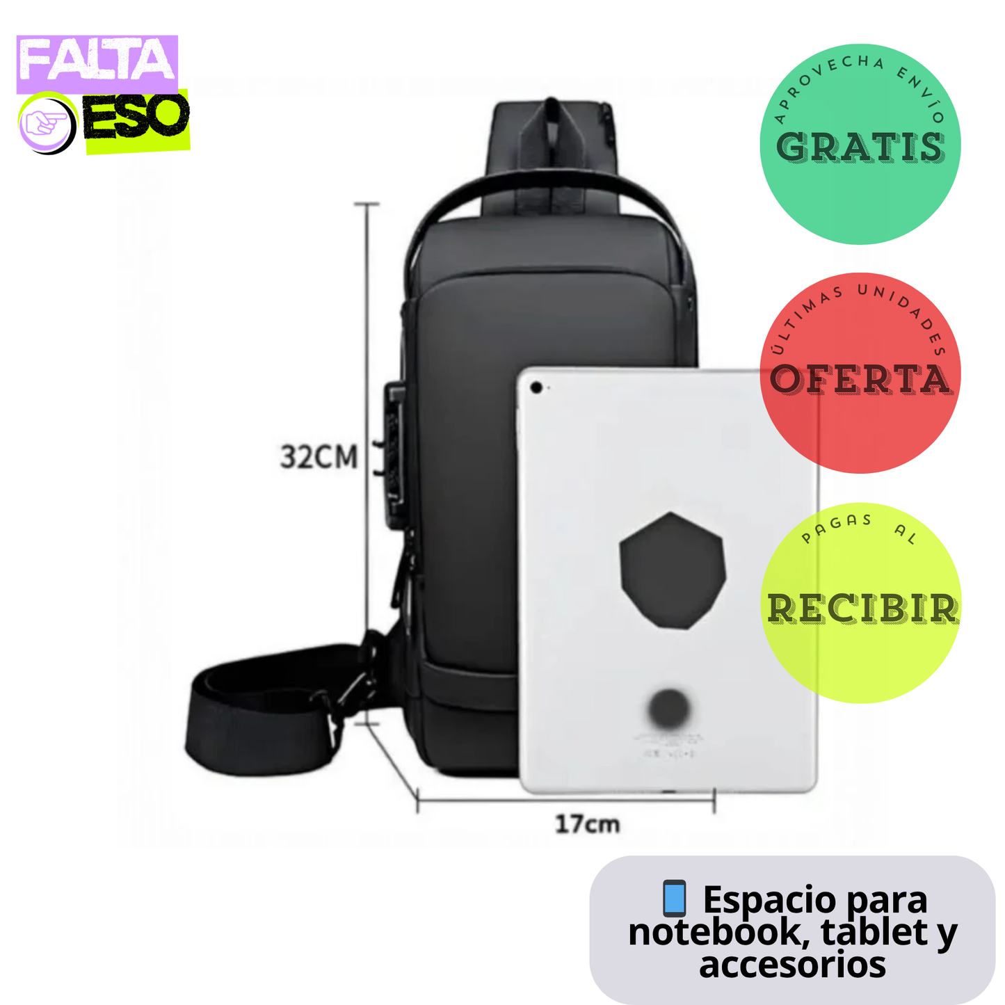 MOCHILA IMPERMEABLE ANTIROBO