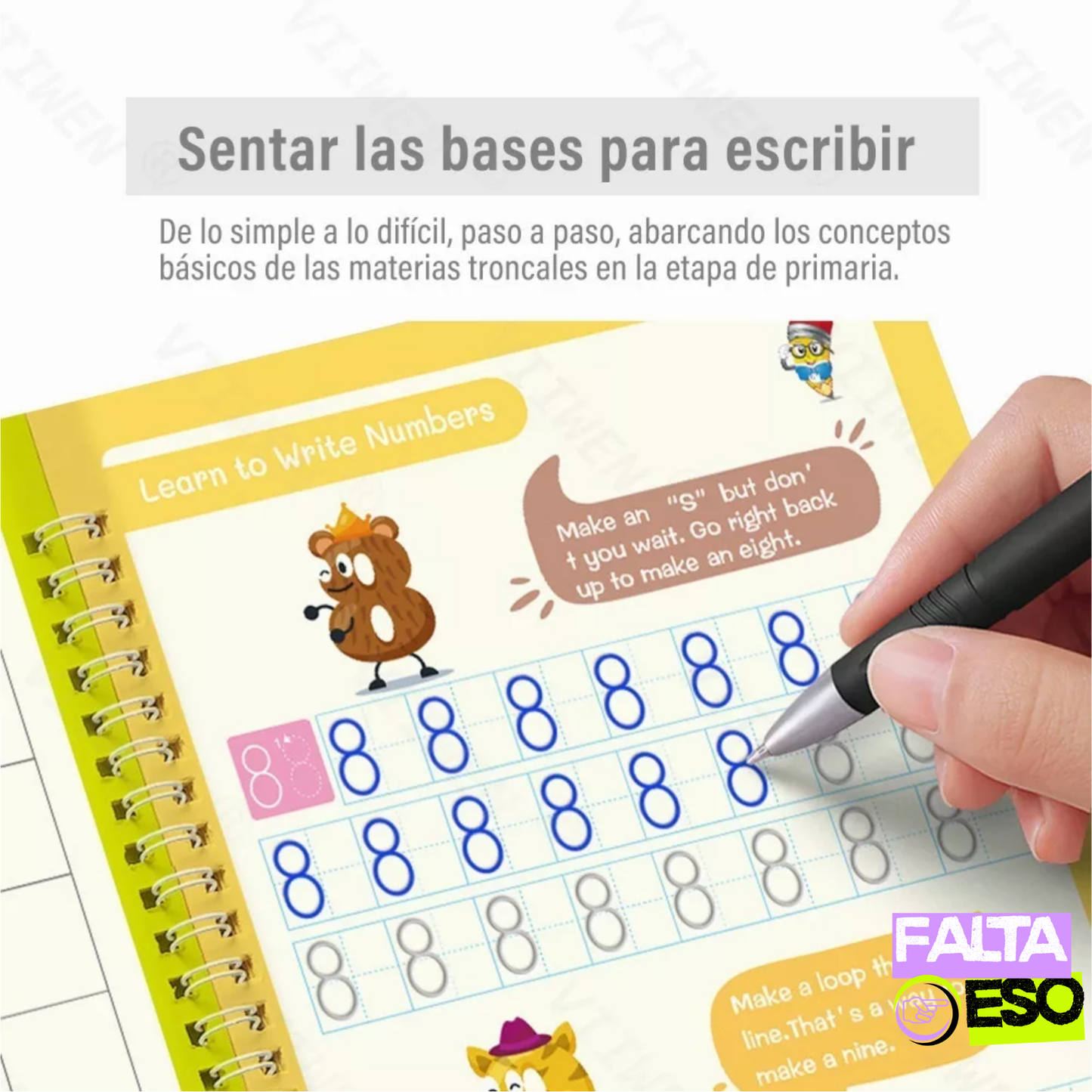 CUADERNOS MAGIC SET CALIGRAFÍA MÁGICA