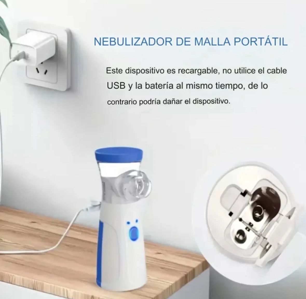 NEBULIZADOR / INHALADOR PORTATIL