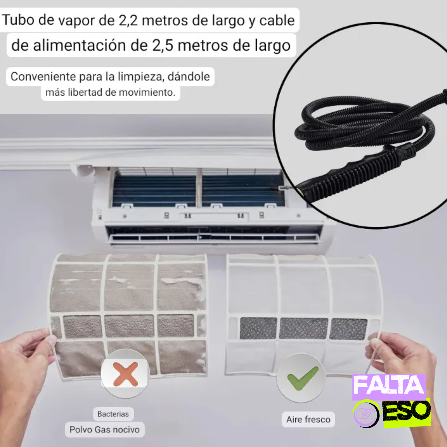LIMPIADOR  A VAPOR POR PRESION 2500w